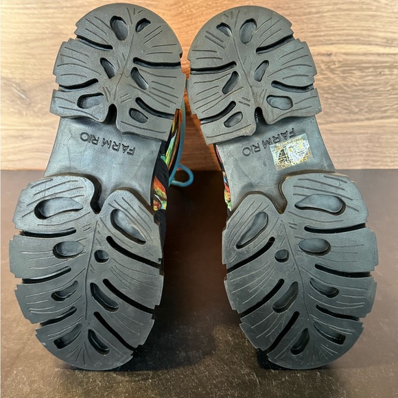 NWT FARM Rio Black Chevron Forest Puffy Tall Boot Womens 8.5 - Picture 10 of 16